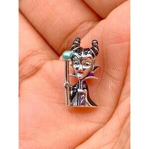 Disney Maleficent Bracelet Charm Sterling Silver VillainFigurine Sleeping Beauty